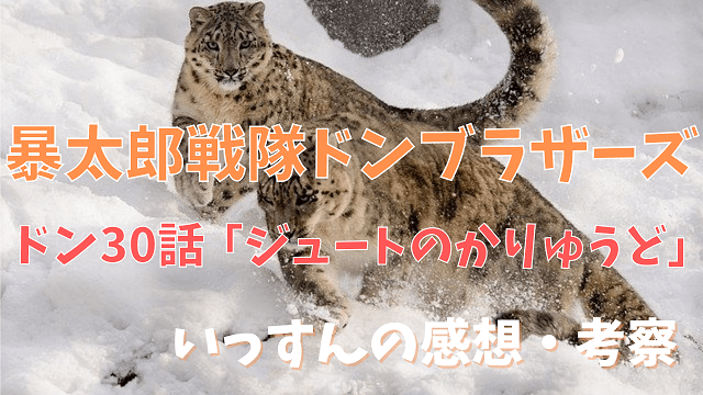 ドンブラザーズ30話感想考察獣人とムラサメの関係性が表すメッセージ